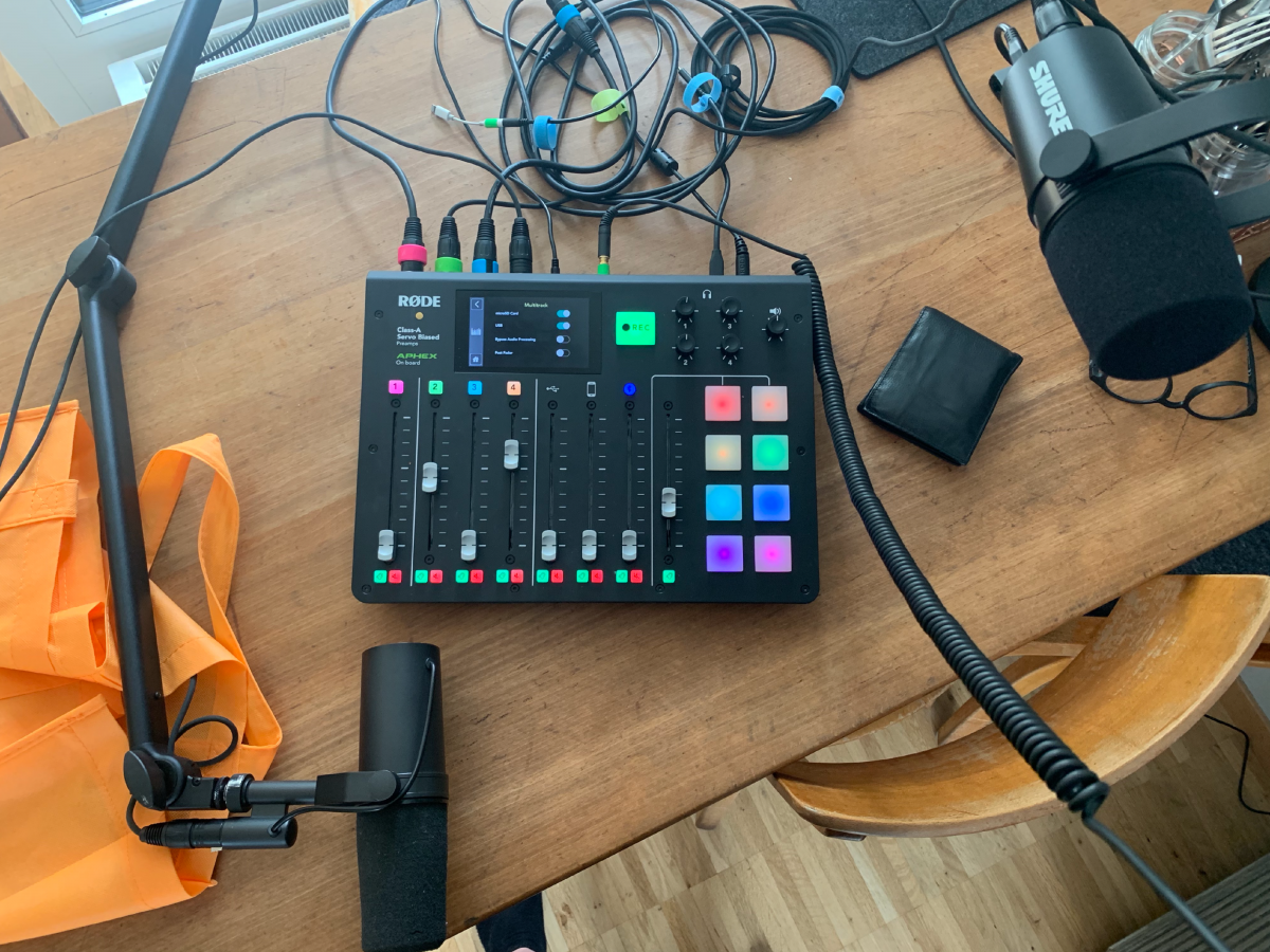 Das Podcast-Setup ist